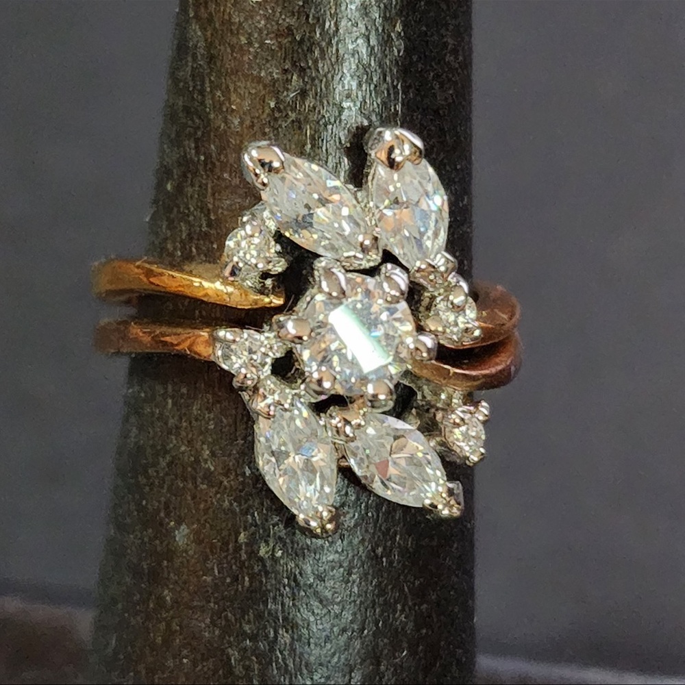 Vintage wedding ring set